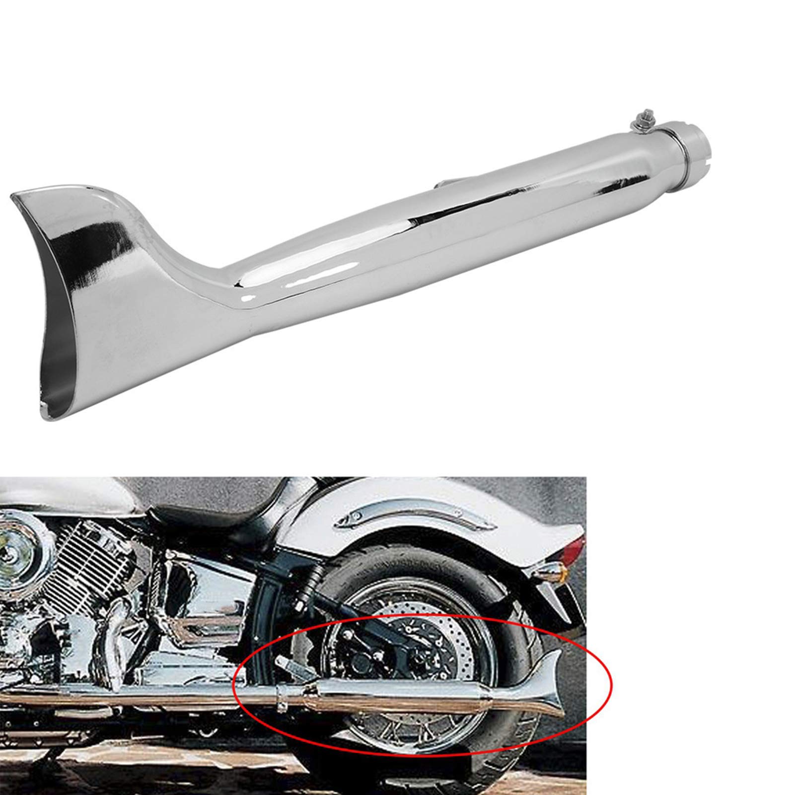 ARM'S ステンレス デュアルエキゾーストマフラー Amazon | フィッシュテールマフラーエキゾーストパイプ、21